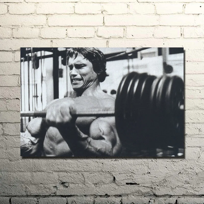Arnold Schwarzenegger Bodybuilding Motivational Quote Silk Poster Print 13x20 24x36inches Gym Room Fitness Sports Picture 032|poster print|silk