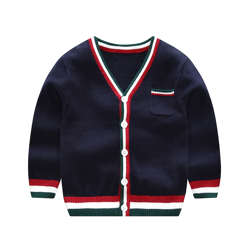 Vinnytido V-Neck Children Knitting Cardigan Boys Sweaters Single Breasted Striped Sweater For Boy
Vinnytido V-Neck Children Knitting Cardigan Boys Sweaters Single Breasted Striped Sweater For Boy