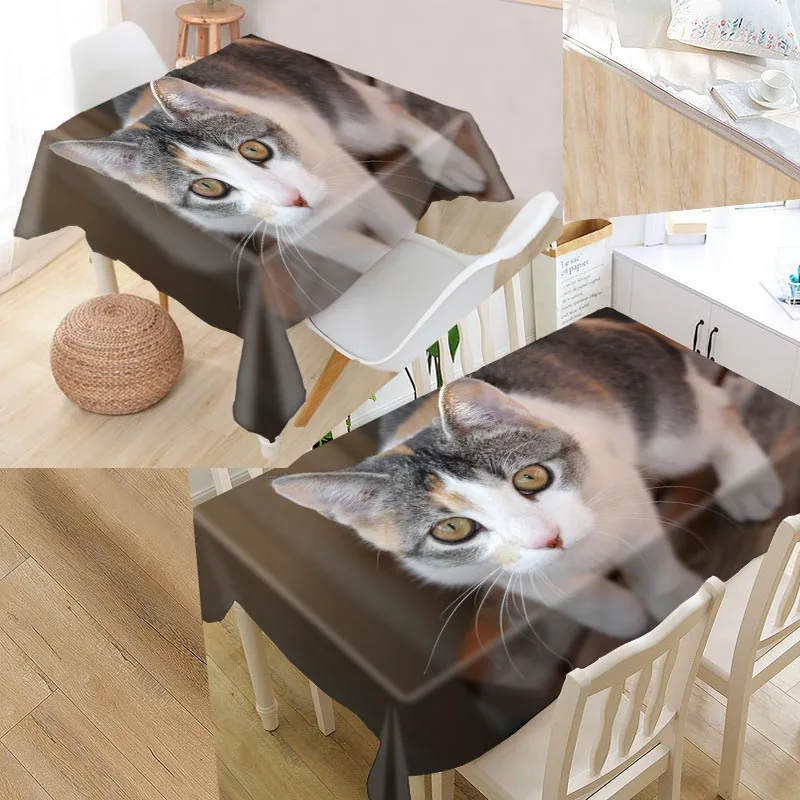 Новое поступление, скатерть на стол с котом Ragdoll на заказ, водонепроницаемая прямоугольная скатерть из ткани Оксфорд, скатерть для домашней ...
Новое поступление, скатерть на стол с котом Ragdoll на заказ, водонепроницаемая прямоугольная скатерть из ткани Оксфорд, скатерть для домашней ...