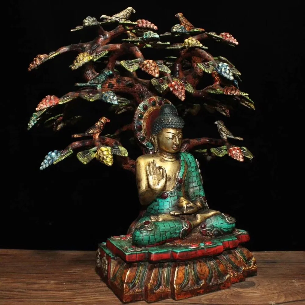 christmas Tibet fane Bronze Inlay turquoise Gem pipal Shakyamuni Sakyamuni Buddha statue New Year
christmas Tibet fane Bronze Inlay turquoise Gem pipal Shakyamuni Sakyamuni Buddha statue New Year