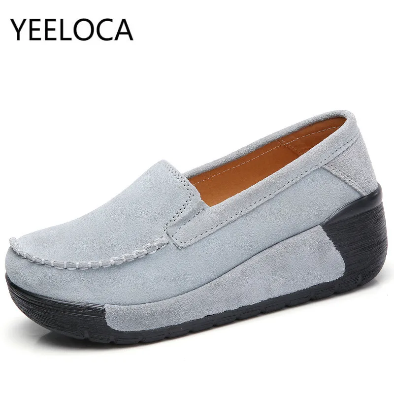 YEELOCA Women Flat Wedge Sandals Platform Sneakers Shoes Leather Suede Casual Shoes Slip on Flats Creepers Moccasins Sandalias
YEELOCA Women Flat Wedge Sandals Platform Sneakers Shoes Leather Suede Casual Shoes Slip on Flats Creepers Moccasins Sandalias
