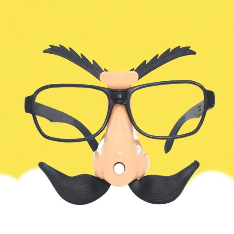 Children Adults Comedy Moustache Glasses Funny Dress Up Props Glasses Eyewear Tricky Prank Toys Party Halloween Christmas
Children Adults Comedy Moustache Glasses Funny Dress Up Props Glasses Eyewear Tricky Prank Toys Party Halloween Christmas