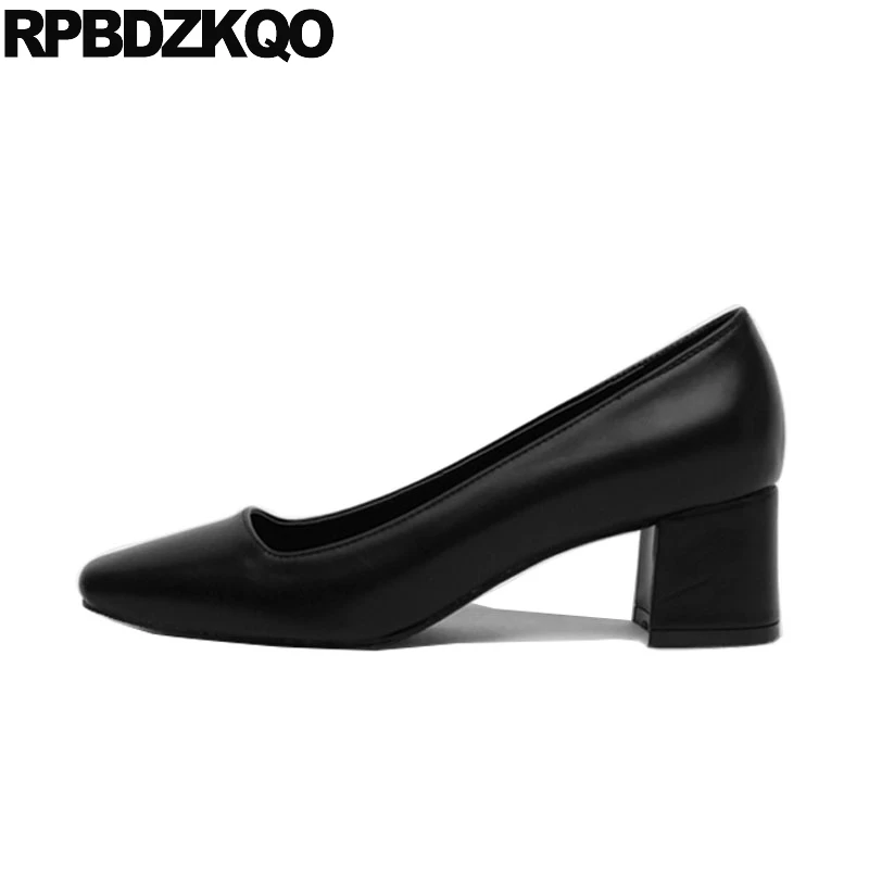 Chunky Court Black Work Shoes Women Leather Medium Heels High Size 33 Office 4 34 3 Inch Pumps Wine Red Formal Square Toe 2021
Chunky Court Black Work Shoes Women Leather Medium Heels High Size 33 Office 4 34 3 Inch Pumps Wine Red Formal Square Toe 2021