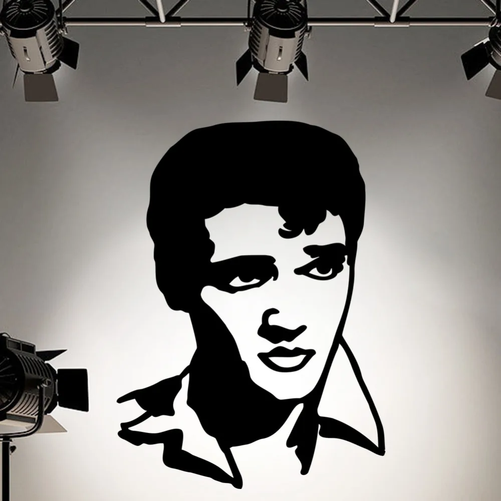 Free shipping ELVIS PRESLEY Silhouette Vinyl Wall Art Sticker Decal Home Decoration Wall Mural Removable Room sticker VAElvis8N
Free shipping ELVIS PRESLEY Silhouette Vinyl Wall Art Sticker Decal Home Decoration Wall Mural Removable Room sticker VAElvis8N