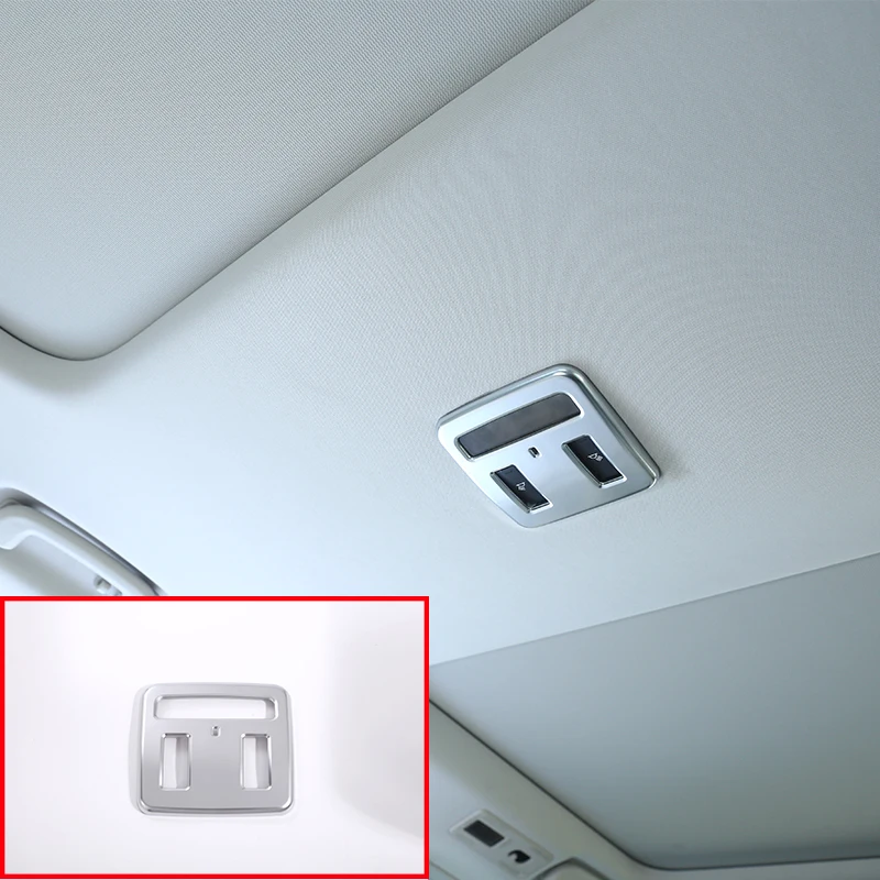 For Land Rover Discovery 5 2017 Car Interior Accessories ABS Matte Chrome Rear Roof Reading Light Frame Cover Trim
For Land Rover Discovery 5 2017 Car Interior Accessories ABS Matte Chrome Rear Roof Reading Light Frame Cover Trim