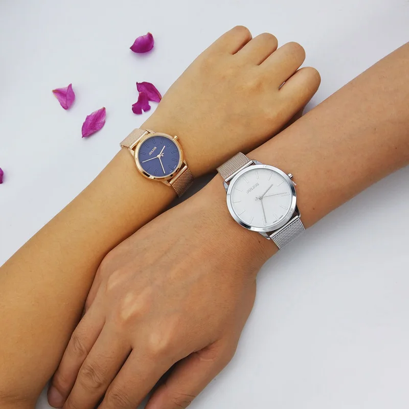 New Julius Women's Watch Men's Watch Couple Japan Quartz Hours Fashion Clock Stainless Steel Band Lover's Birthday Gift
New Julius Women's Watch Men's Watch Couple Japan Quartz Hours Fashion Clock Stainless Steel Band Lover's Birthday Gift