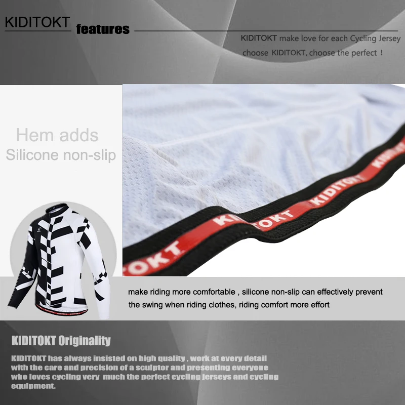 KIDITOKT 2020 Autumn Long Sleeve Cycling Jersey Racing Bike Cycling Clothing Breathable MTB Bicycle Cycling Clothes For Man
KIDITOKT 2020 Autumn Long Sleeve Cycling Jersey Racing Bike Cycling Clothing Breathable MTB Bicycle Cycling Clothes For Man