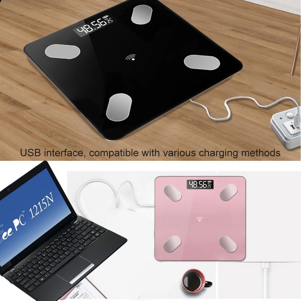 Home Smart Body Monitor LED Display Bluetooth APP BMI Weighing Electronic Scale | Дом и сад