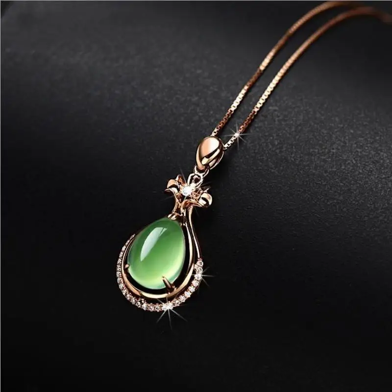 LUKENI Exquisite Zircon Green Vase Pendant Necklace For Women Jewelry Trendy 925 Silver Girl Clavicle Necklace For Lady Bijou
LUKENI Exquisite Zircon Green Vase Pendant Necklace For Women Jewelry Trendy 925 Silver Girl Clavicle Necklace For Lady Bijou