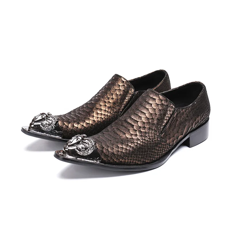 Bronze Serpentine brogue banquet dress Shoes iron carving toe ankle business office Shoes
Bronze Serpentine brogue banquet dress Shoes iron carving toe ankle business office Shoes