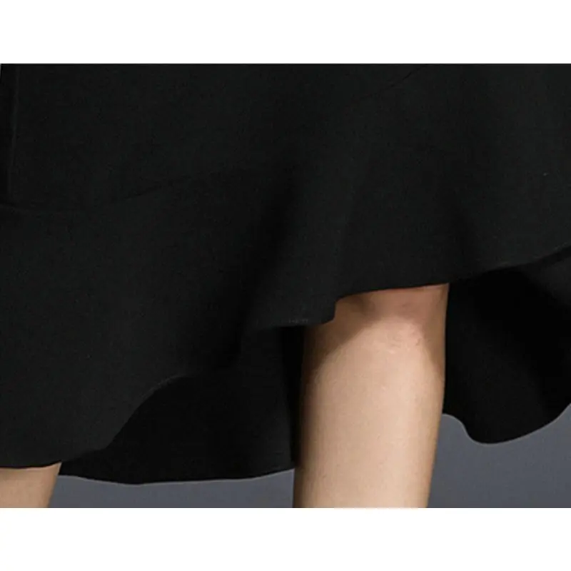 Sexy Black Slim Dress Women 2019 Autumn New Ruffled Trumpet Office Lady Vintage Elegant Female Clothing Formal Vestidos AC087
Sexy Black Slim Dress Women 2019 Autumn New Ruffled Trumpet Office Lady Vintage Elegant Female Clothing Formal Vestidos AC087