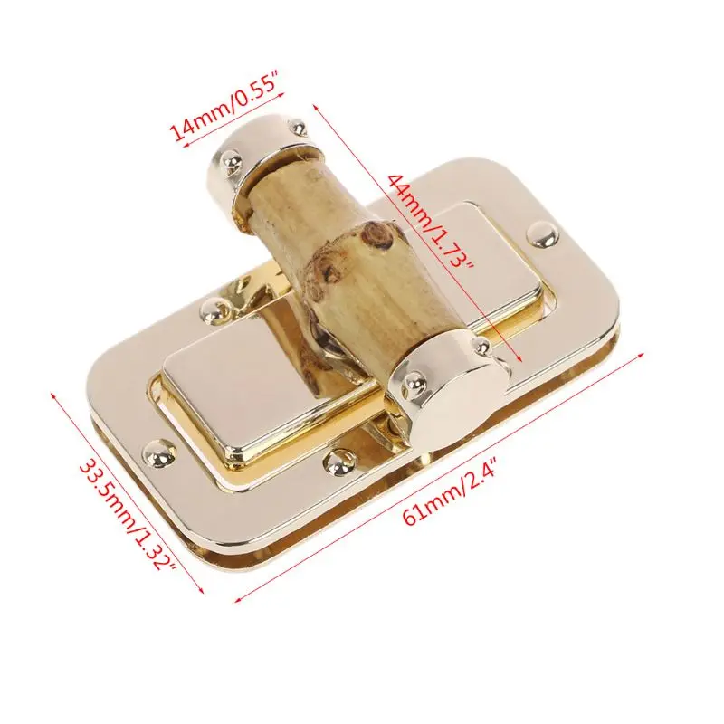 1Pc Metal Bamboo Rectangle Shape Clasp Turn Lock Twist Locks DIY Handbag Bag Purse Hardware Bag Accessories
1Pc Metal Bamboo Rectangle Shape Clasp Turn Lock Twist Locks DIY Handbag Bag Purse Hardware Bag Accessories
