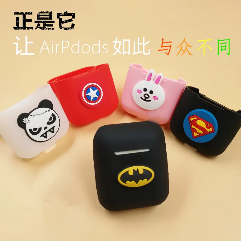 1 шт. милый Bluetooth беспроводной Чехол для наушников Apple AirPods ТПУ Силиконовые чехлы