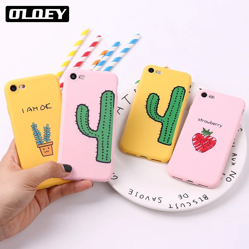 Для iPhone 12 11 Pro 6S 8 8Plus X XS Max 7 7Plus Мягкий ТПУ силиконовый матовый чехол Coque Fundas милые