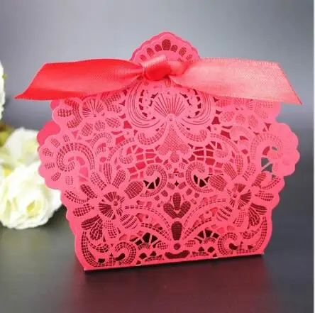 50pcs Red Flower Lace Laser Cut Wedding Favor Boxes Wedding Candy Box Wedding Favors And Gifts Party Supplies
50pcs Red Flower Lace Laser Cut Wedding Favor Boxes Wedding Candy Box Wedding Favors And Gifts Party Supplies