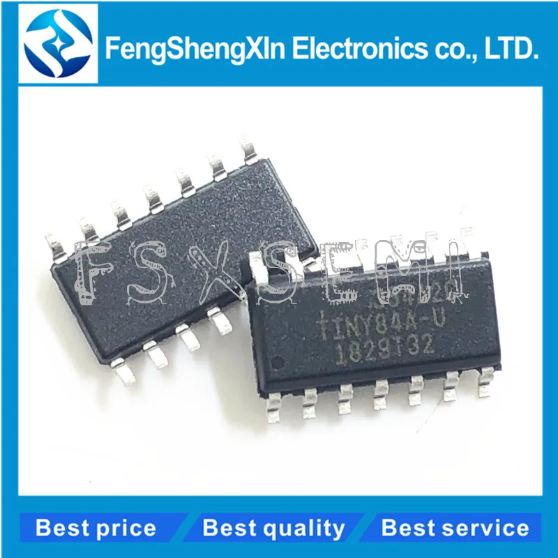 10pcs/lot 100% New ATTINY84A-SSU ATTINY84A-U ATTINY84A ATTINY84 TINY84A-U SOP-14 8-bit Microcontroller
10pcs/lot 100% New ATTINY84A-SSU ATTINY84A-U ATTINY84A ATTINY84 TINY84A-U SOP-14 8-bit Microcontroller