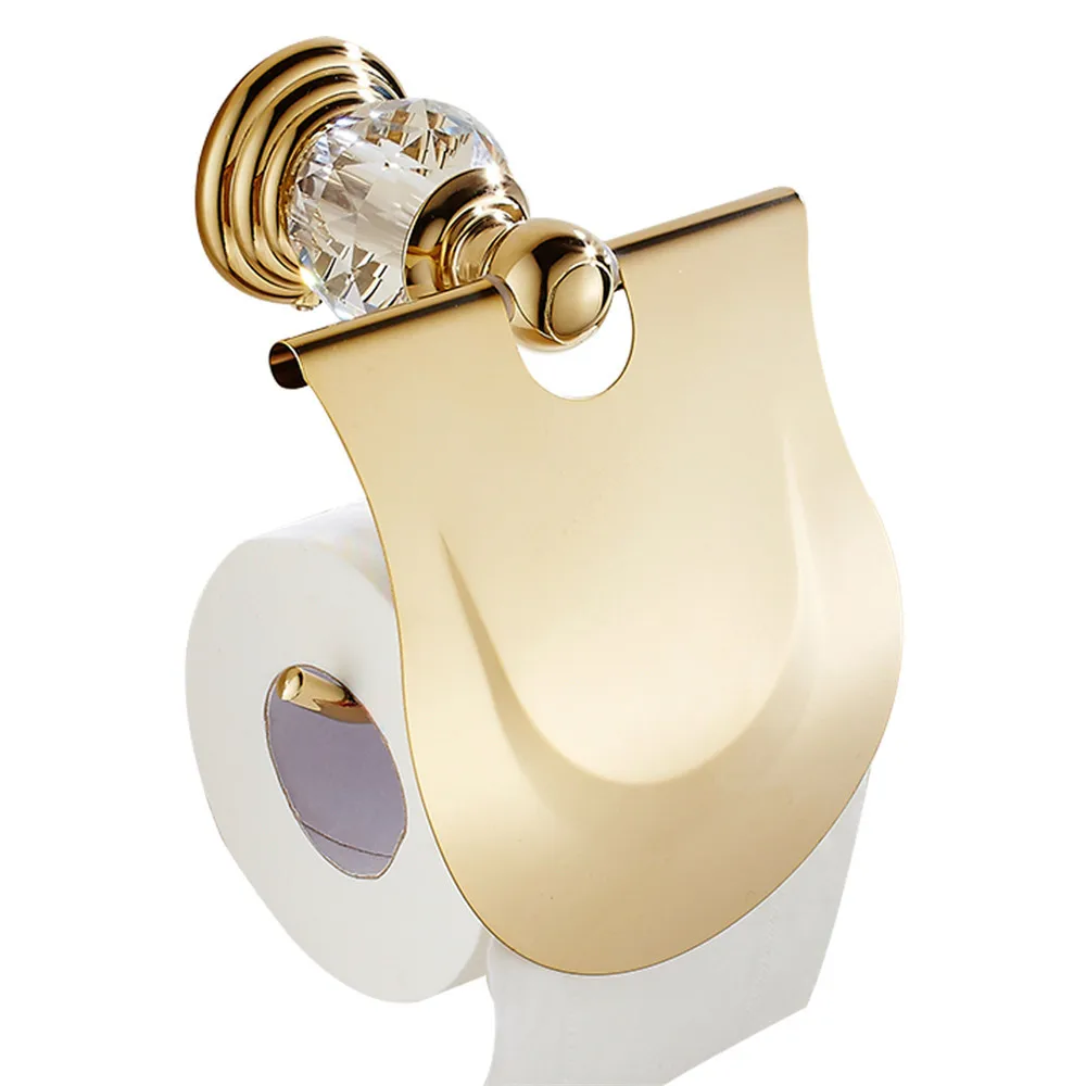 Leyden Zinc-Alloy And Crystal Gold Wall Mounted Luxury Bathroom Toilet Paper Holder Tisseu Roll Paper Holder Bathroom Accessory
Leyden Zinc-Alloy And Crystal Gold Wall Mounted Luxury Bathroom Toilet Paper Holder Tisseu Roll Paper Holder Bathroom Accessory