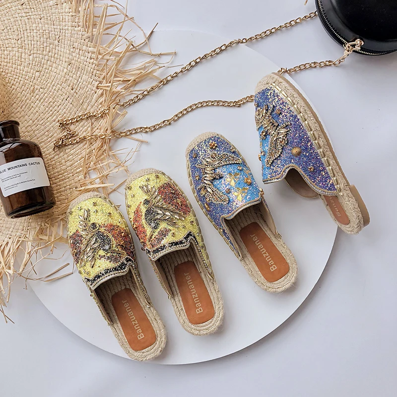 Сланцы женские на низком каблуке, пляжные шлепанцы для свиданий, синие, золотистые, без каблука, сланцы
Сланцы женские на низком каблуке, пляжные шлепанцы для свиданий, синие, золотистые, без каблука, сланцы