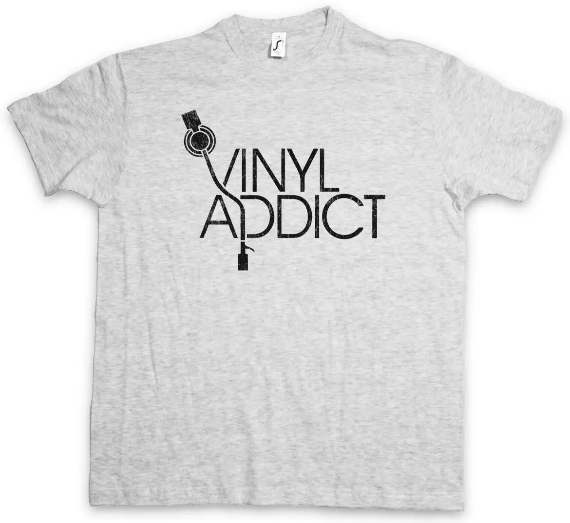 VINYL ADDICT T-SHIRT Club Disco Retro Music turntable DJ MC Disc Mint Men Summer Short Sleeves T Shirt Basic Tops
VINYL ADDICT T-SHIRT Club Disco Retro Music turntable DJ MC Disc Mint Men Summer Short Sleeves T Shirt Basic Tops
