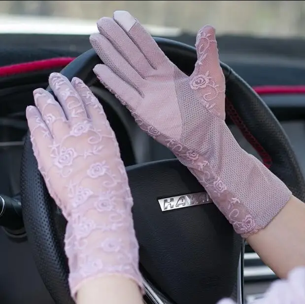 Women's spring summer driving gloves flower embroidery sunscreen medium long gloves lady's anti-uv sexy lace glove R366
Women's spring summer driving gloves flower embroidery sunscreen medium long gloves lady's anti-uv sexy lace glove R366