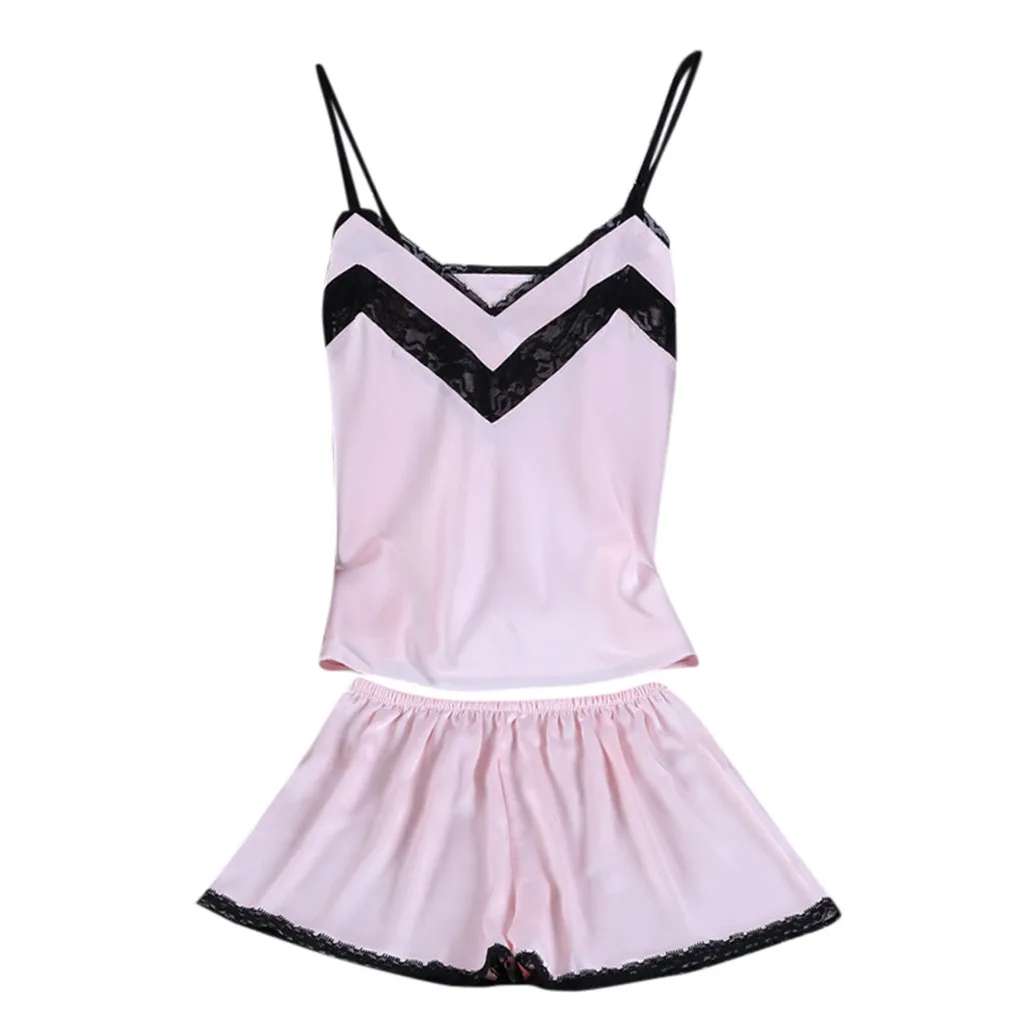 Satin Pyjama Set Summer Femme Sleepwear Women Pajamas Shorts Set Pure Color Lace Nightwear Ladies Summer Night Nighties
Satin Pyjama Set Summer Femme Sleepwear Women Pajamas Shorts Set Pure Color Lace Nightwear Ladies Summer Night Nighties