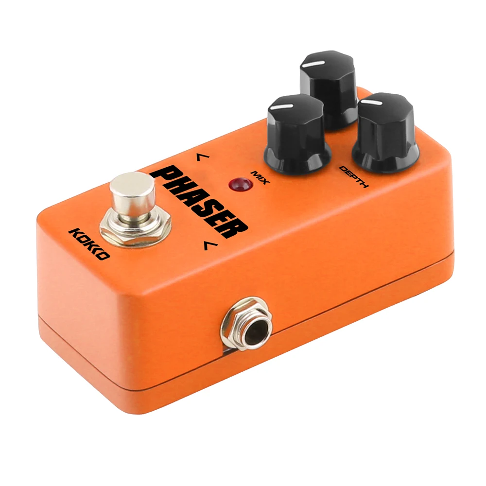 Kokko Phaser Phase Guitar Effect Pedal Adjust Mixing Ratio of Phase Effect Analog Effects Stompbox for Electric Guitar
Kokko Phaser Phase Guitar Effect Pedal Adjust Mixing Ratio of Phase Effect Analog Effects Stompbox for Electric Guitar