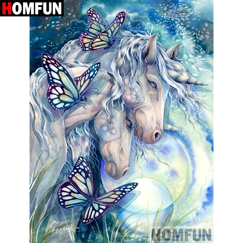 HOMFUN 5D DIY Diamond Painting Full Square/Round Drill "Unicorn butterfly" Embroidery Cross Stitch gift Home Decor Gift A09166
HOMFUN 5D DIY Diamond Painting Full Square/Round Drill "Unicorn butterfly" Embroidery Cross Stitch gift Home Decor Gift A09166