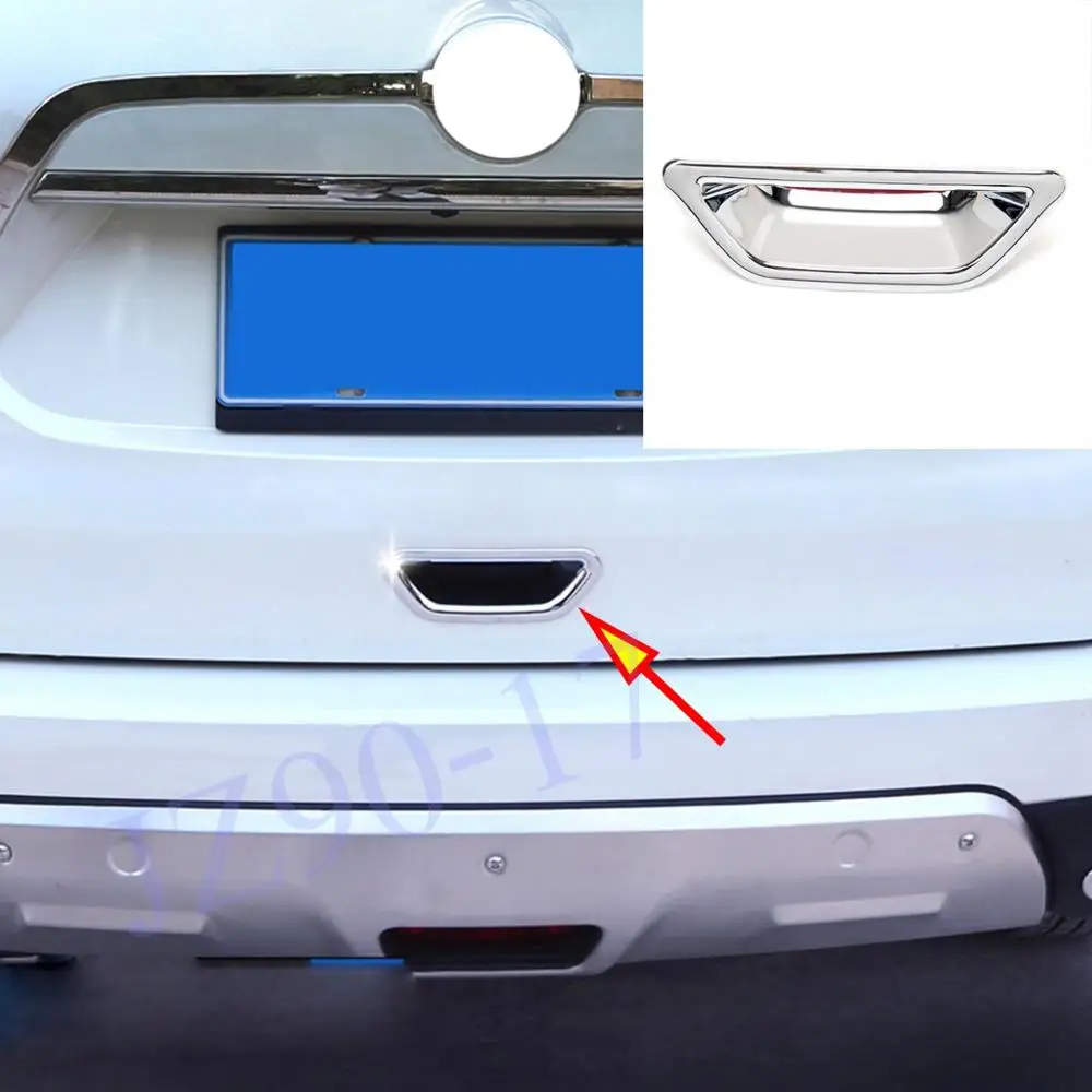 Фото Накладка на дверную ручку багажника Подходит для Nissan X Trail Rogue T32 аксессуары 2014 2015