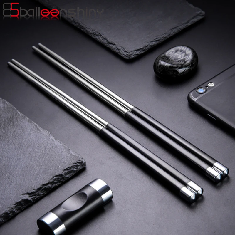 BalleenShiny Stainless Steel Chopsticks Anti-slip Kitchen Tableware Rice Beef Sushi Long Chopsticks Exquisite Hotel Canteen Tool
BalleenShiny Stainless Steel Chopsticks Anti-slip Kitchen Tableware Rice Beef Sushi Long Chopsticks Exquisite Hotel Canteen Tool