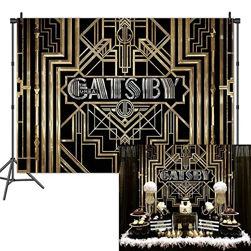 Neoback The Great Gatsby фон 1920s Ретро день рождения фото виниловый Гэтсби тема вечерние