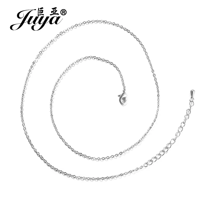 5pcs Fashion Zinc Alloy 45+5cm Chain with Lobster Clasps for Pendant Necklace DIY Jewelry Making Findings Supplies Accessories
5pcs Fashion Zinc Alloy 45+5cm Chain with Lobster Clasps for Pendant Necklace DIY Jewelry Making Findings Supplies Accessories