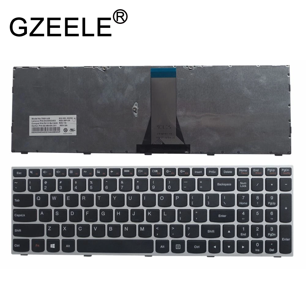 

GZEELE English keyboard For Lenovo G50-30 G50-45 G50-70 G50-70M Z50 G50-70AT N50-45 B50 Z51-70 G51-35 G50-80 laptop Silver