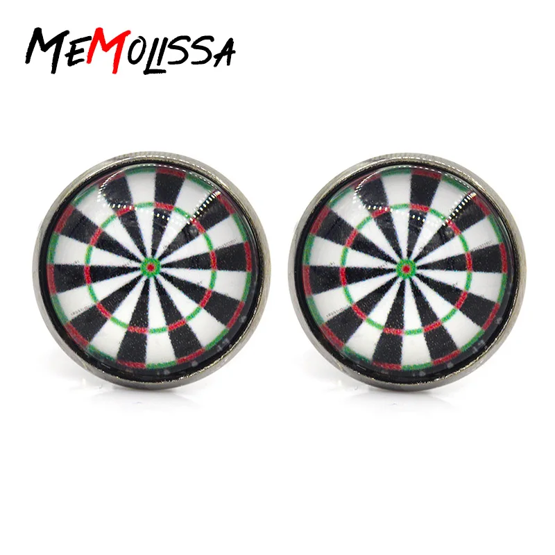 MeMolissa 1 pair wholesale cuff links for men Dart Board Cufflinks Round Glass Cufflinks for Mens Abotoadura
MeMolissa 1 pair wholesale cuff links for men Dart Board Cufflinks Round Glass Cufflinks for Mens Abotoadura