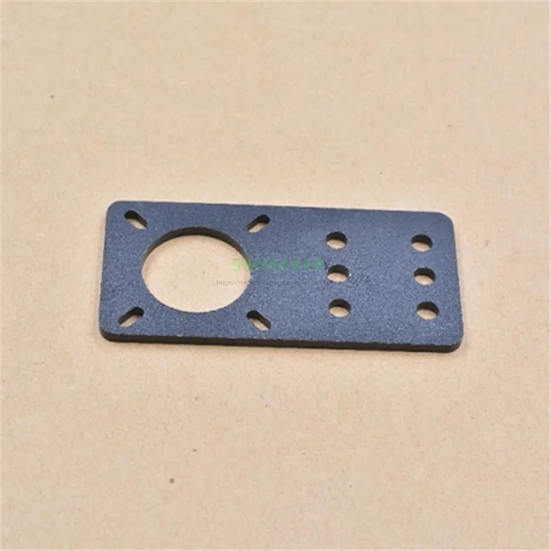 1pcs NEMA17 stepper Motor Mounting Plate V Slot Extrusion Motor Mount Plate for Nema 17 Stepper Motor 3D Printer RepRap CNC part
1pcs NEMA17 stepper Motor Mounting Plate V Slot Extrusion Motor Mount Plate for Nema 17 Stepper Motor 3D Printer RepRap CNC part