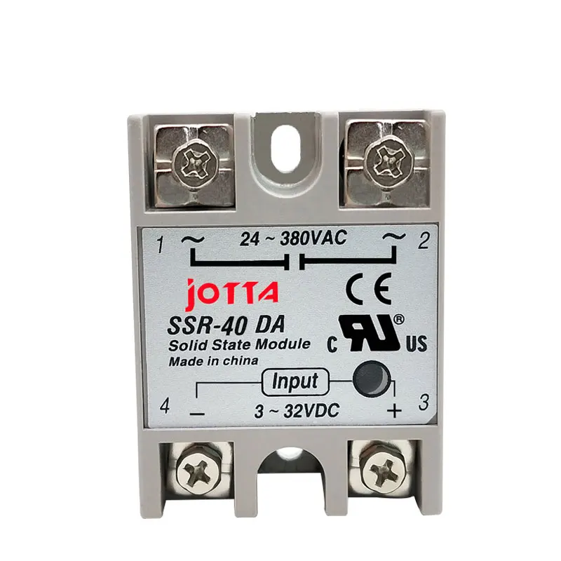 SSR -10DA/25DA/ 40DA DC контроль переменного тока SSR белый корпус однофазный твердотельный реле
SSR -10DA/25DA/ 40DA DC контроль переменного тока SSR белый корпус однофазный твердотельный реле