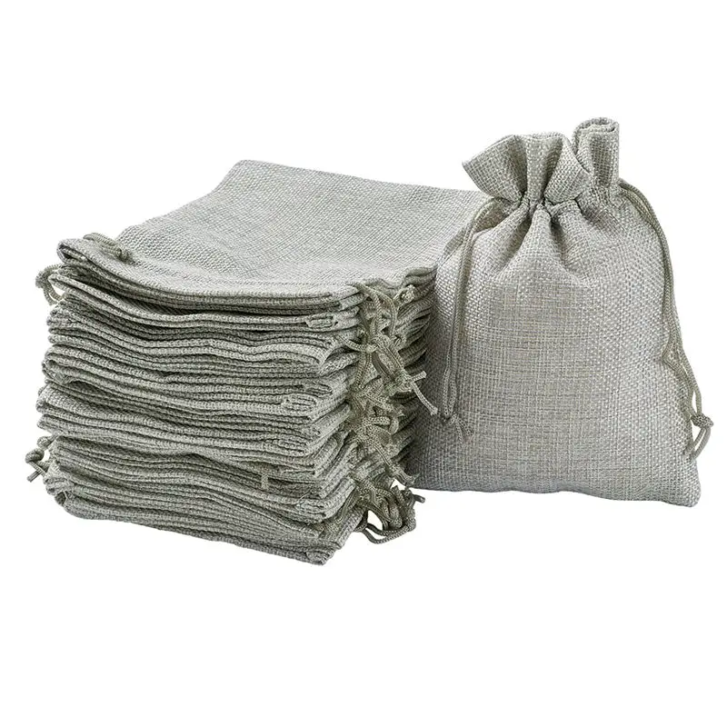 50pcs Burlap Packing Pouches Drawstring Bags for Jewelry Making DIY Storage Display Party Gift Bags BurlyWood Gray Color 18x13cm
50pcs Burlap Packing Pouches Drawstring Bags for Jewelry Making DIY Storage Display Party Gift Bags BurlyWood Gray Color 18x13cm