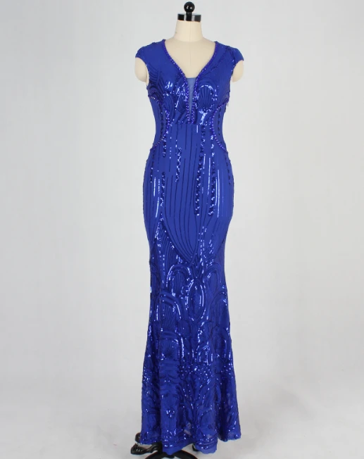 Vadim Ukraine Promotion V-neck Sequined Empire Lanon Dress Banquet Party Student Long Repair Fashion Host Fish Tail Woman
Vadim Ukraine Promotion V-neck Sequined Empire Lanon Dress Banquet Party Student Long Repair Fashion Host Fish Tail Woman