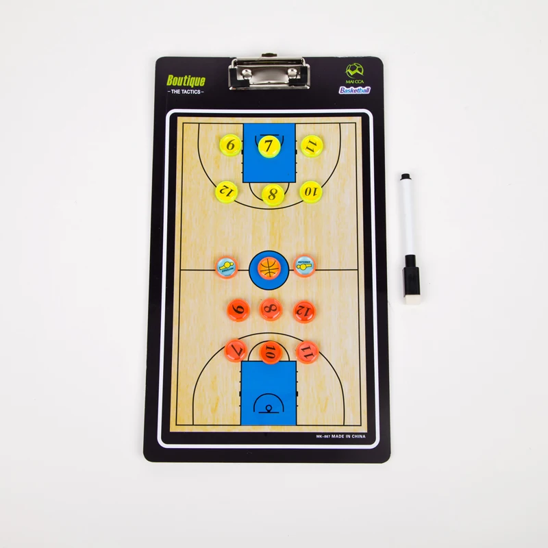 MAICCA Basketball Coaching board Tactical Plate Coach Board with pen Clipboard set Basketball Coach equimpment Customer make
MAICCA Basketball Coaching board Tactical Plate Coach Board with pen Clipboard set Basketball Coach equimpment Customer make