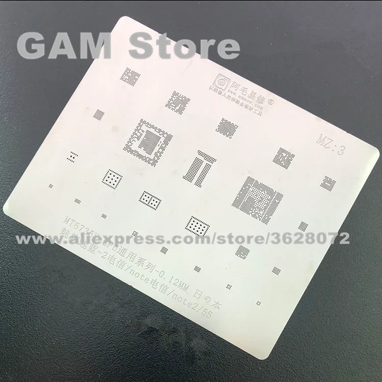 For Noblu 2/note/note2/5s BGA Stencil MT6735V MSM8939 CPU Direct Heat Template 0.12mm Thickness Anti Drum-up Not Easily Deformed
For Noblu 2/note/note2/5s BGA Stencil MT6735V MSM8939 CPU Direct Heat Template 0.12mm Thickness Anti Drum-up Not Easily Deformed