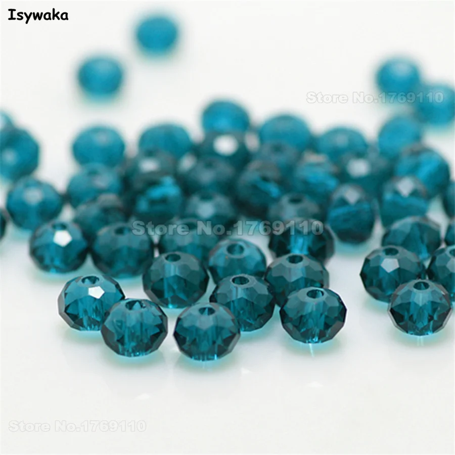 Isywaka Green Blue Color 4*6mm 50pcs Rondelle Austria faceted Crystal Glass Beads Loose Spacer Round Beads for Jewelry Making
Isywaka Green Blue Color 4*6mm 50pcs Rondelle Austria faceted Crystal Glass Beads Loose Spacer Round Beads for Jewelry Making