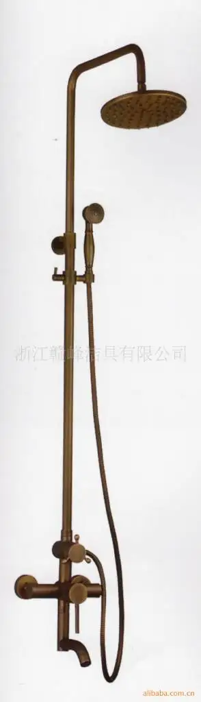 Antique copper shower the whole bathroom suite shower hot and cold shower faucet shower C