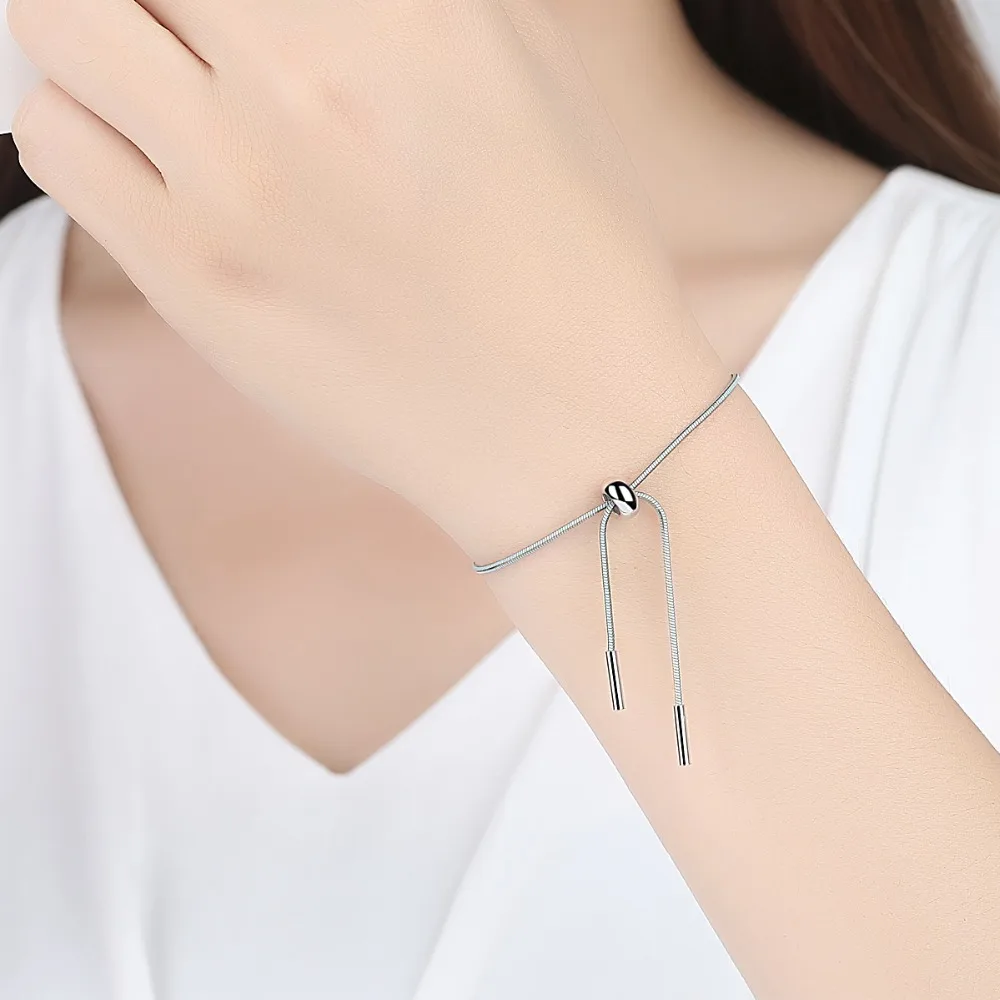 LUOTEEMI Adjustable Bracelet 2017 Summer Fashion Jewelry Friendship Snake Chain Bangle for Women Boho Style Holiday Party Gifts | Украшения