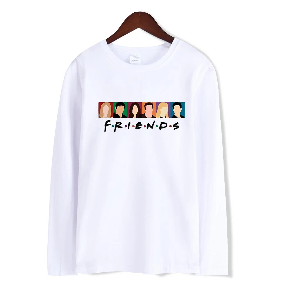 LUCKYFRIDAYF latest Friends print fashion hip hop sport couple women men t shirt casual tee shirt long sleeve cotton t-shirt top
LUCKYFRIDAYF latest Friends print fashion hip hop sport couple women men t shirt casual tee shirt long sleeve cotton t-shirt top