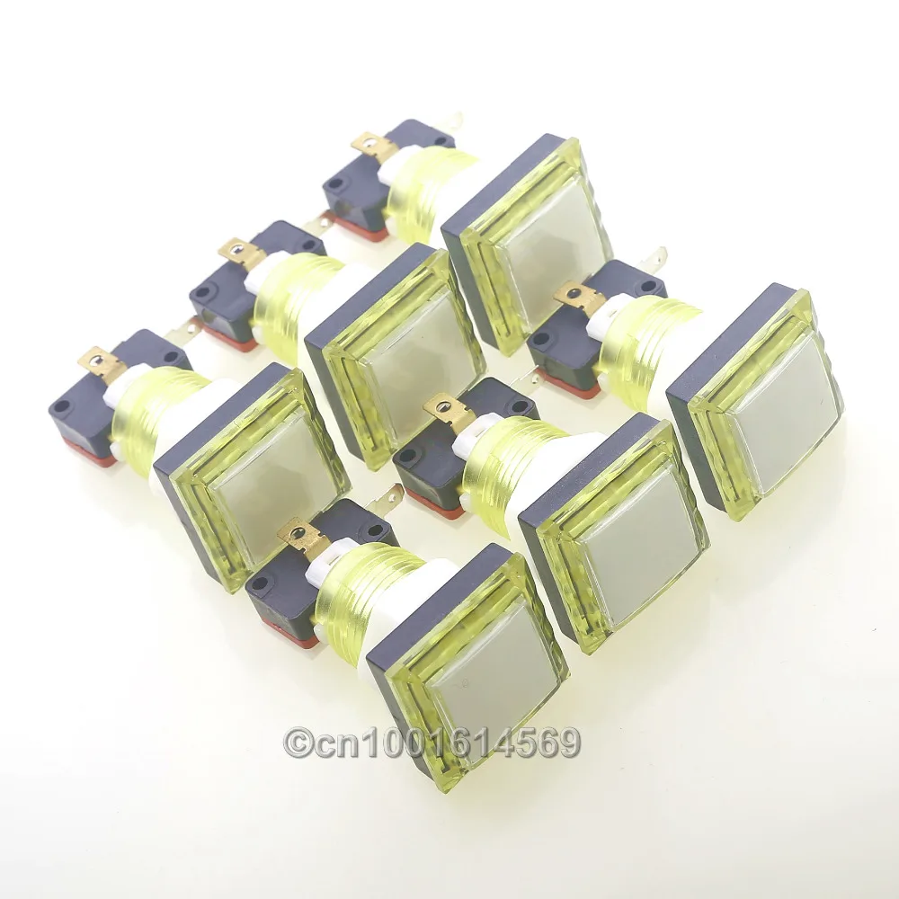 5V 6pcs/set 34mm Arcade LED Angular Square Illuminated Button Select Buttons For Mini Arcade Machines & PC Controller Game
5V 6pcs/set 34mm Arcade LED Angular Square Illuminated Button Select Buttons For Mini Arcade Machines & PC Controller Game