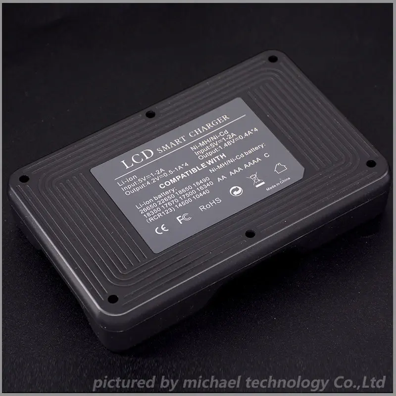 KGG USB быстрое умное зарядное устройство ЖК-дисплей для AA/AAA/AAAA/C 18650 18350 26650 22650 10440 14500