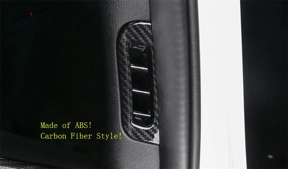 Yimaautotrims Chrome / Carbon Fiber Style Interior For Jeep Grand Cherokee 2014 - 2019 Pillar A Air AC Outlet Vent Cover Trim
Yimaautotrims Chrome / Carbon Fiber Style Interior For Jeep Grand Cherokee 2014 - 2019 Pillar A Air AC Outlet Vent Cover Trim