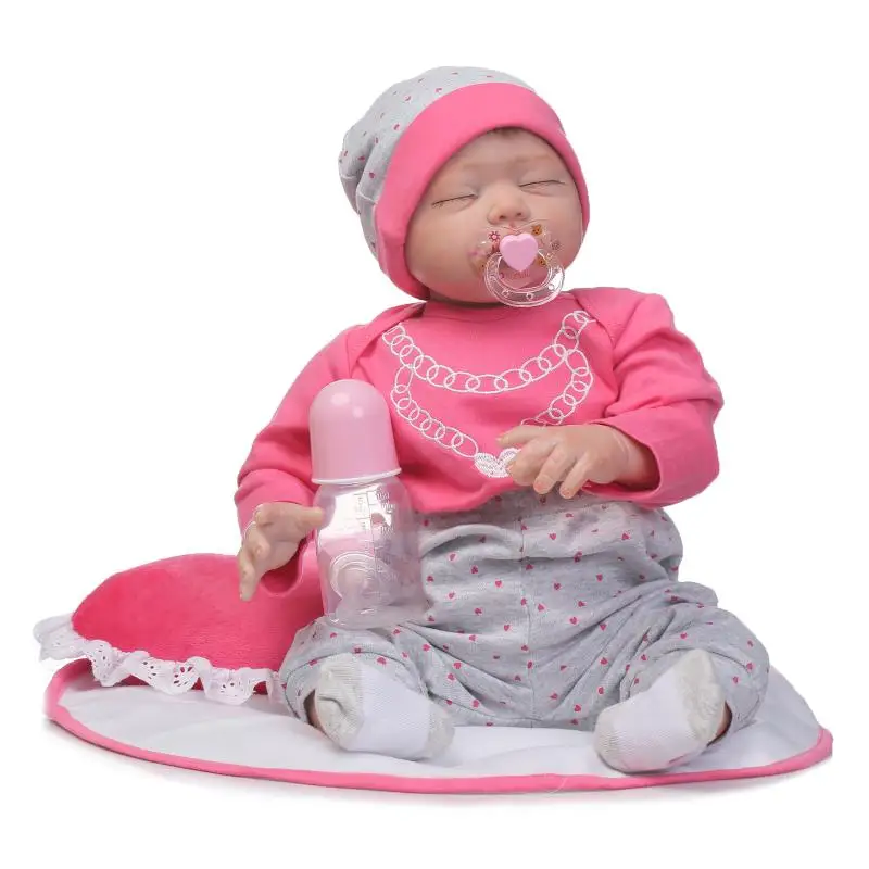 Bebe girl silicone reborn dolls kids Gift real Alive Soft doll reborn Toys boneca reborn realista 22inch 55cm
Bebe girl silicone reborn dolls kids Gift real Alive Soft doll reborn Toys boneca reborn realista 22inch 55cm