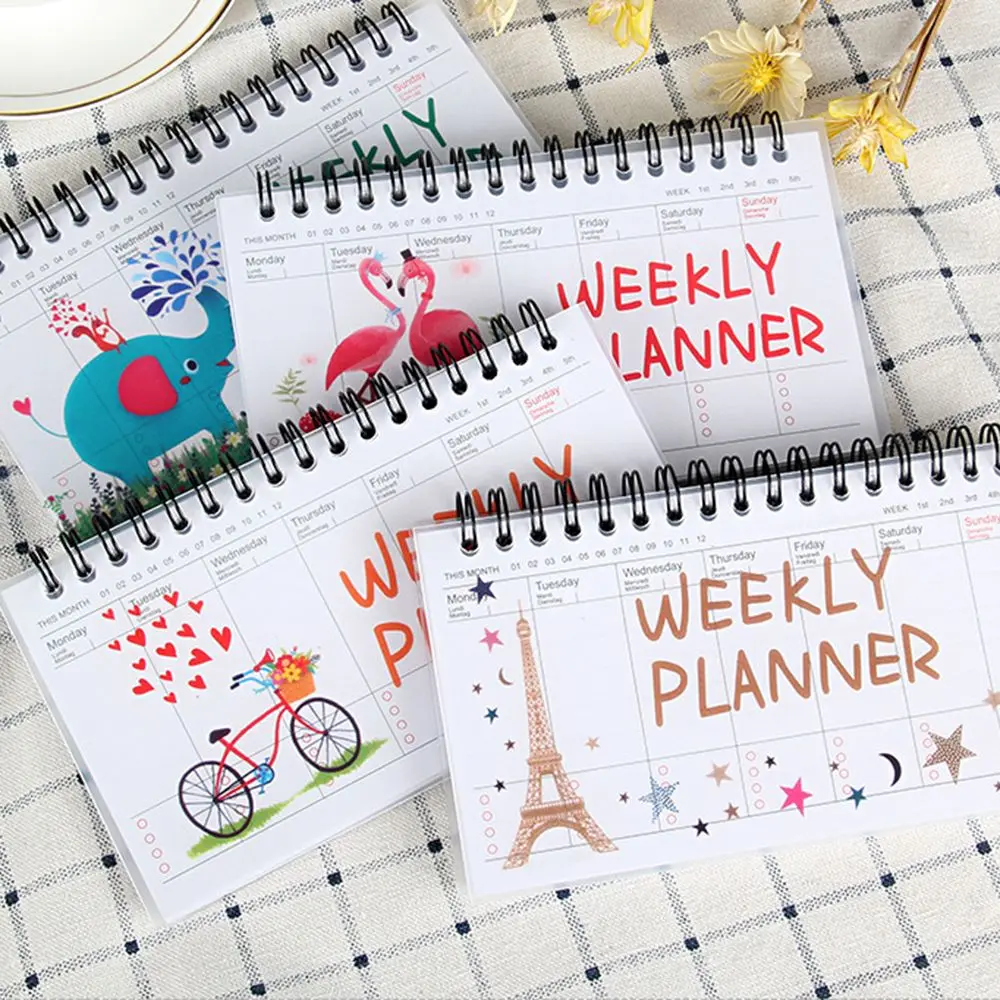 Cartoon Flamingo Elephant Weekly Daily Planner Notebook Planner Notes Stationery Office School Supplies
Cartoon Flamingo Elephant Weekly Daily Planner Notebook Planner Notes Stationery Office School Supplies