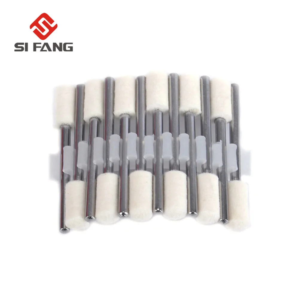 10Pcs Mini Wool Grinding Head Cylindrical Buffing Wheel 3mm Shank For Dremel Rotary Tool
10Pcs Mini Wool Grinding Head Cylindrical Buffing Wheel 3mm Shank For Dremel Rotary Tool