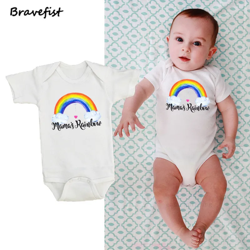 Cotton Short Sleeve Baby Rompers Rainbow Print Newborn Infant Clothing Toddler Boy Girls Jumpsuits Bebes Roupas Kids Outfits
Cotton Short Sleeve Baby Rompers Rainbow Print Newborn Infant Clothing Toddler Boy Girls Jumpsuits Bebes Roupas Kids Outfits